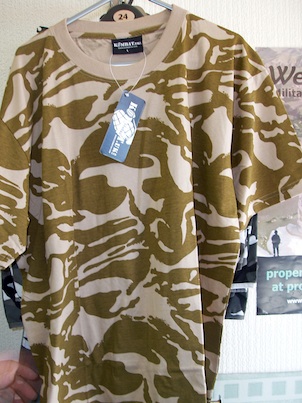 T-shirts desert camouflage. New \u00a36.95